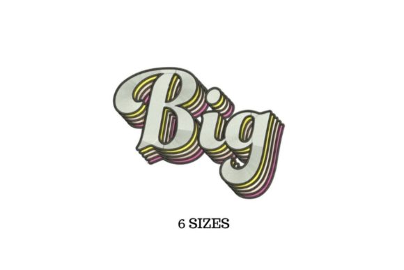 Big: A Festive Embroidery Design for Holiday Collections