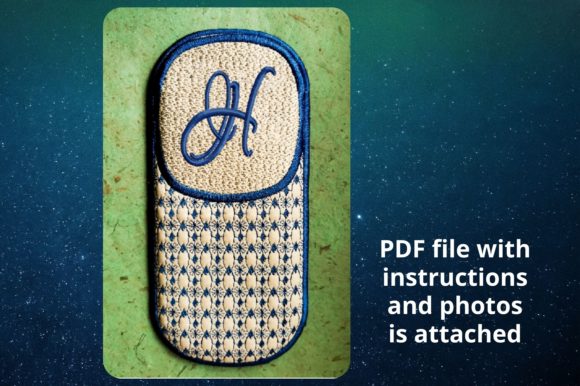 Eyeglass Case Letter H: A Charming Monogram for Handmade Gifts