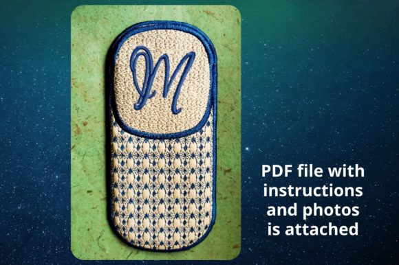 Eyeglass Case Letter M: A Holiday Embroidery Review