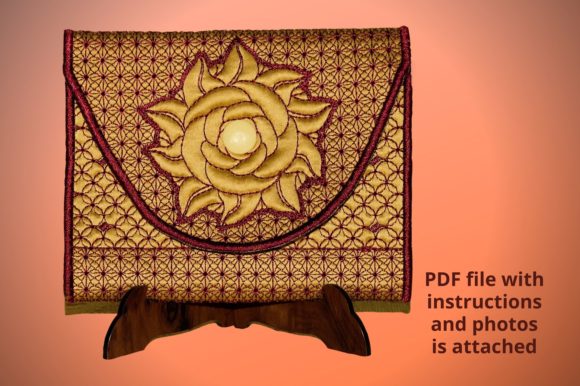 Rose Small Purse: A Festive Embroidery Gem for Holiday Gifts