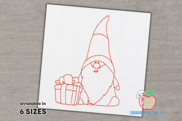 Santa Claus with the Gift: A Festive Embroidery Review