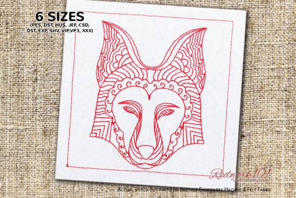 Zentangle Patterned Wolf Head: A Pro Review